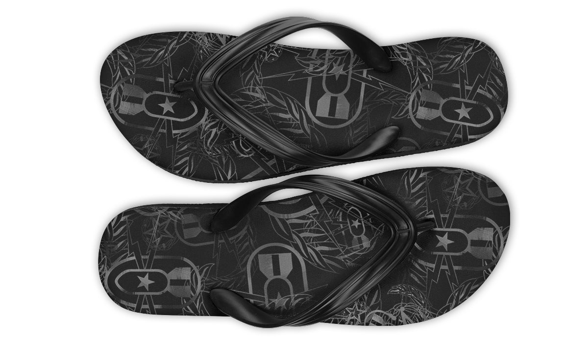 Flip Flops - "It's 5 o'clock Somewhere" (Grey)