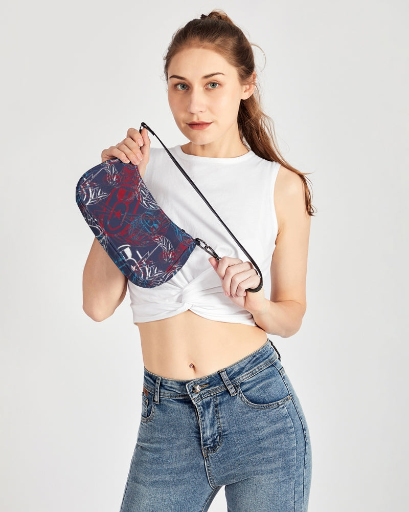 Print On Demand  - Petite Canvas Purse - "It's 5 o'clock Somewhere" (Red, White, & Blues)